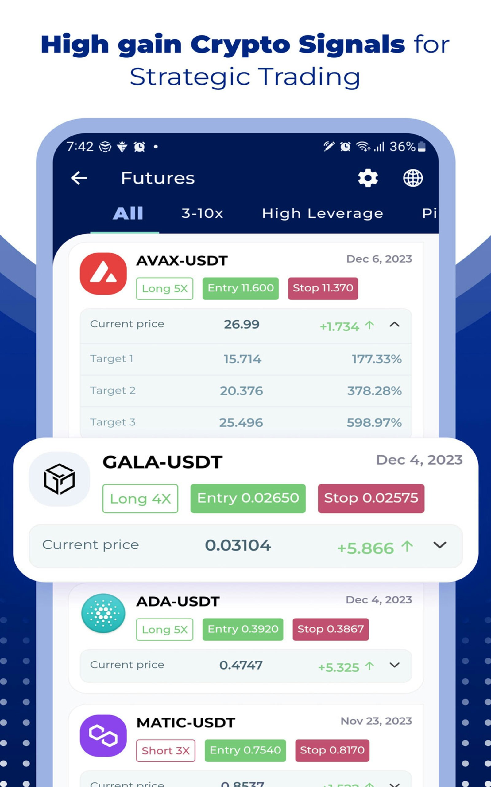 Segnali uptrade |Crypto Segnali App media 1