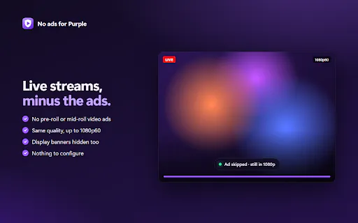 No ads for Purple gallery image