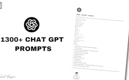 1300+ Premium Chat GPT Prompts Pack media 1