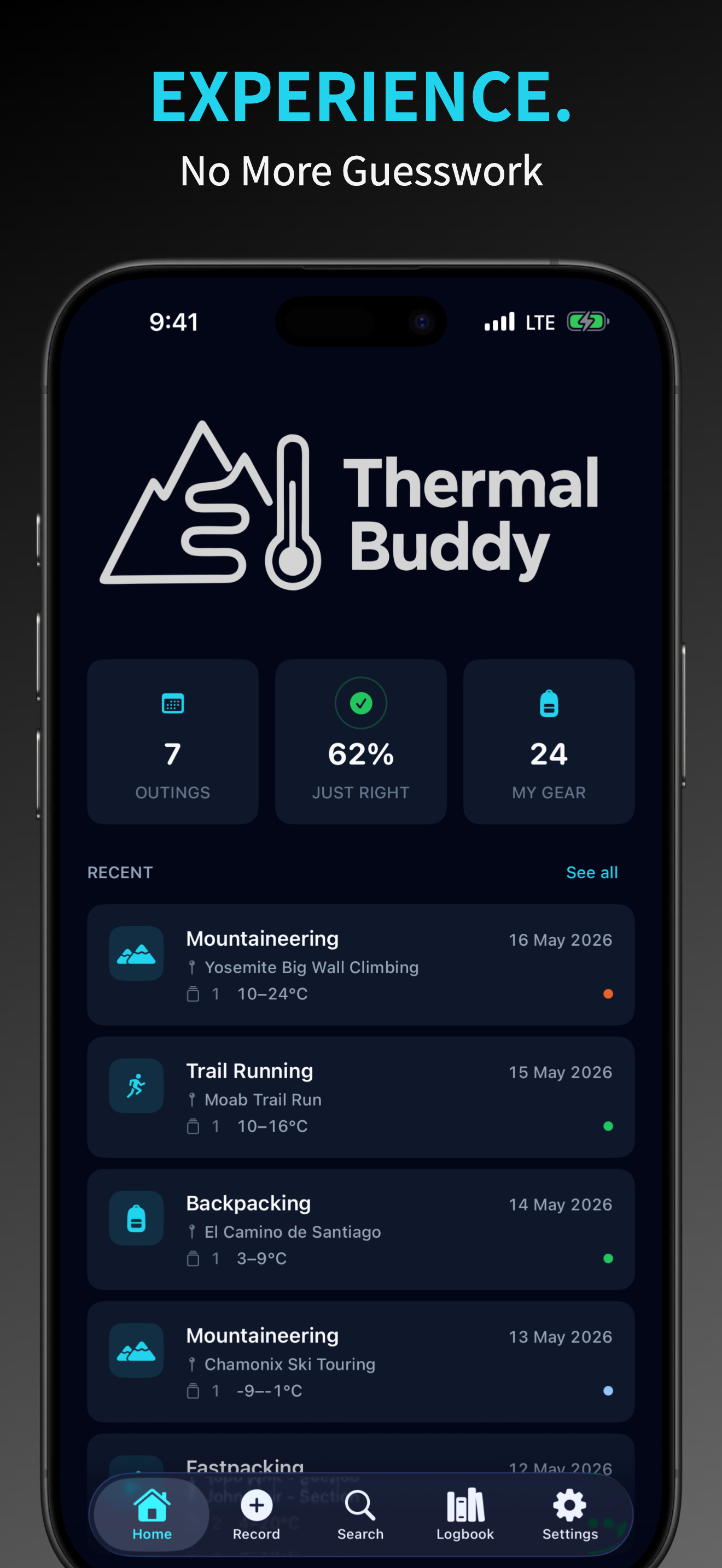 Thermal Buddy: Hiker's Logbook gallery image