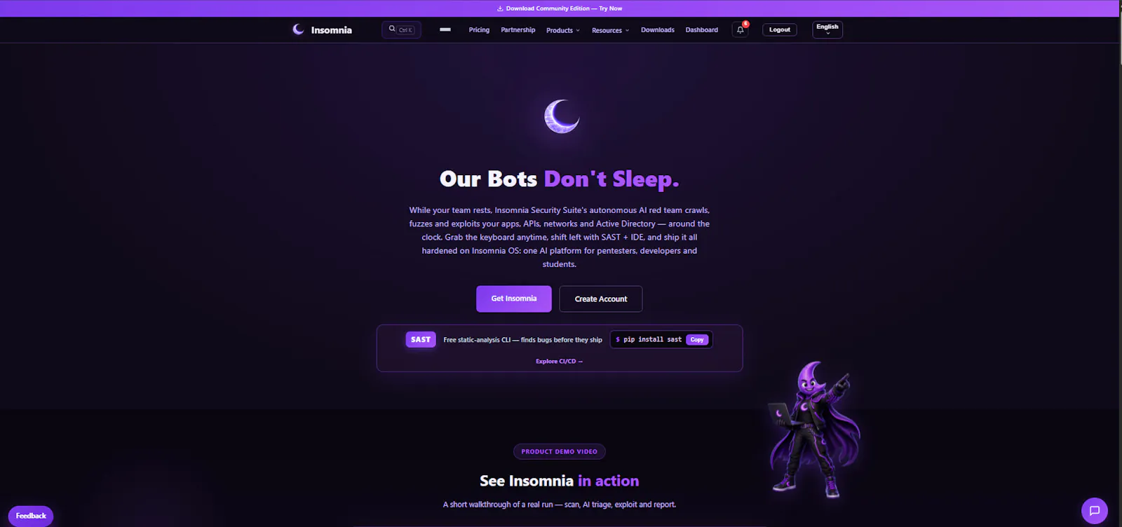 Insomnia screenshot 3