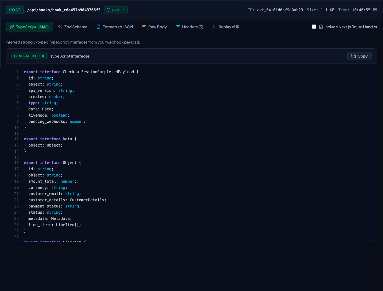 Payload Peek screenshot 2