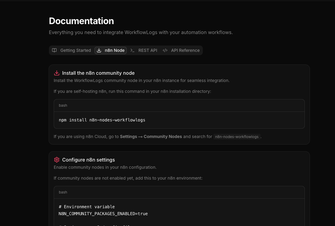 WorkflowLogs gallery image