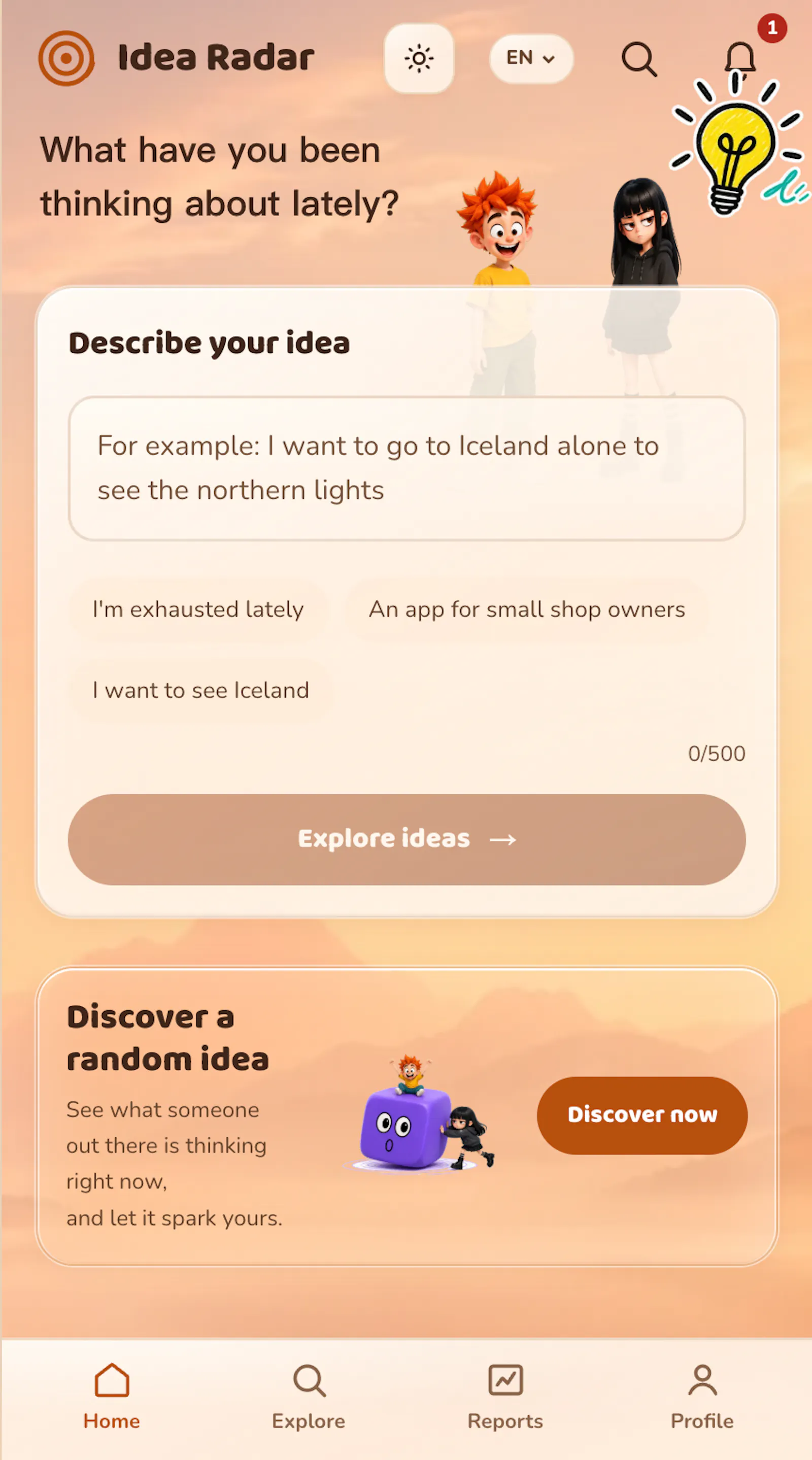 Idea Radar  screenshot 2