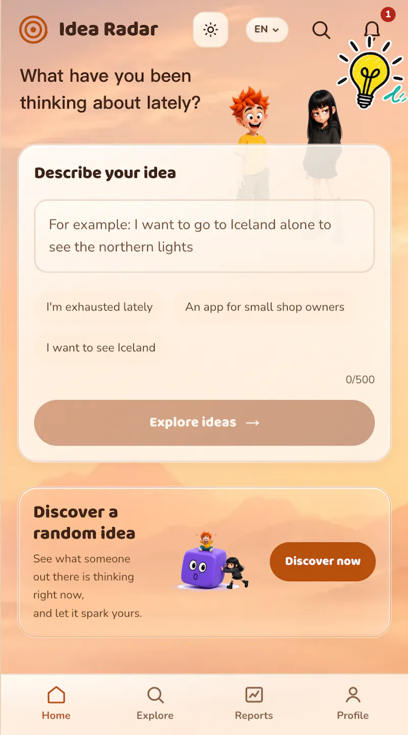 Idea Radar  screenshot 2