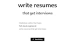 Resumes for devs image