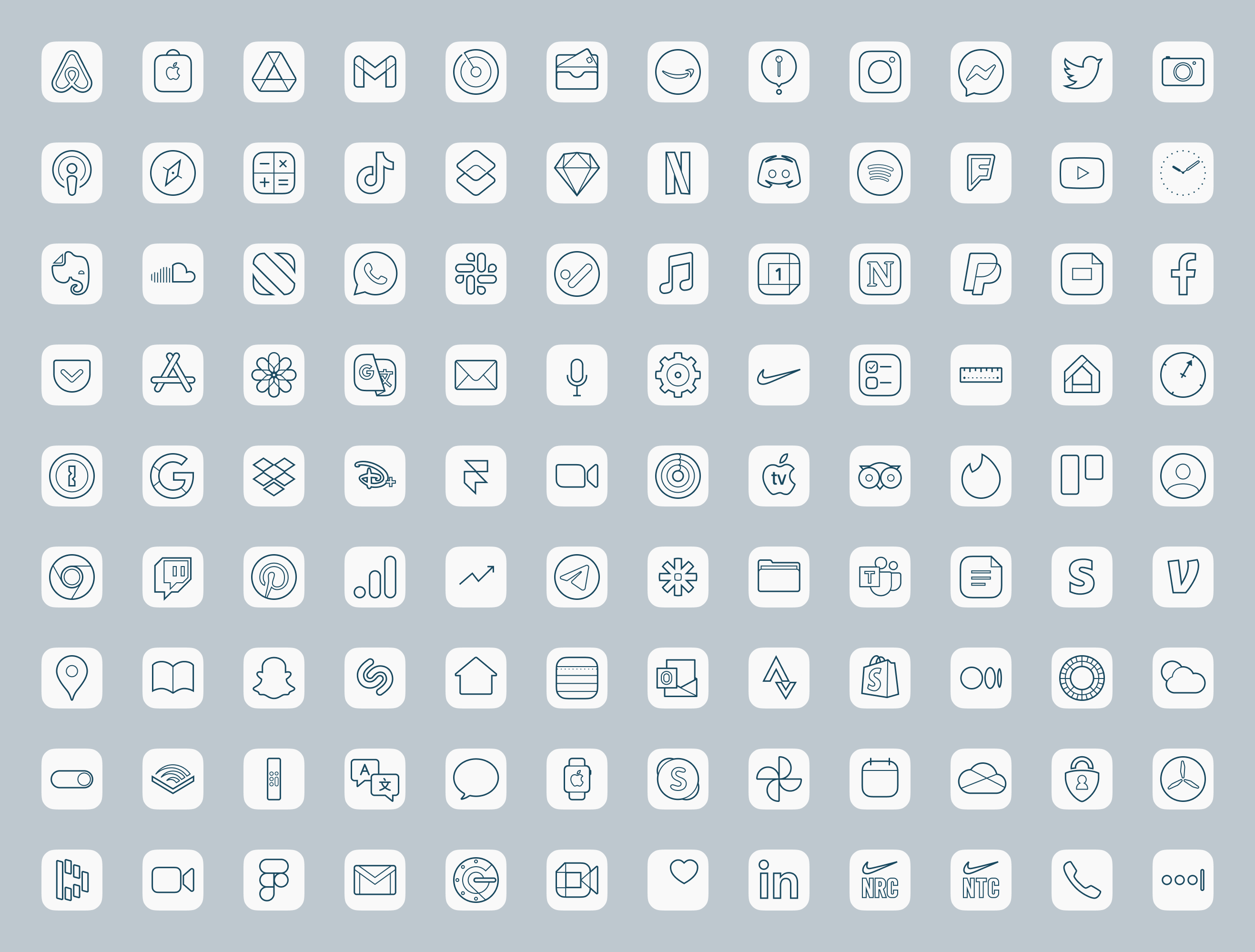 Linea iOS icons gallery image