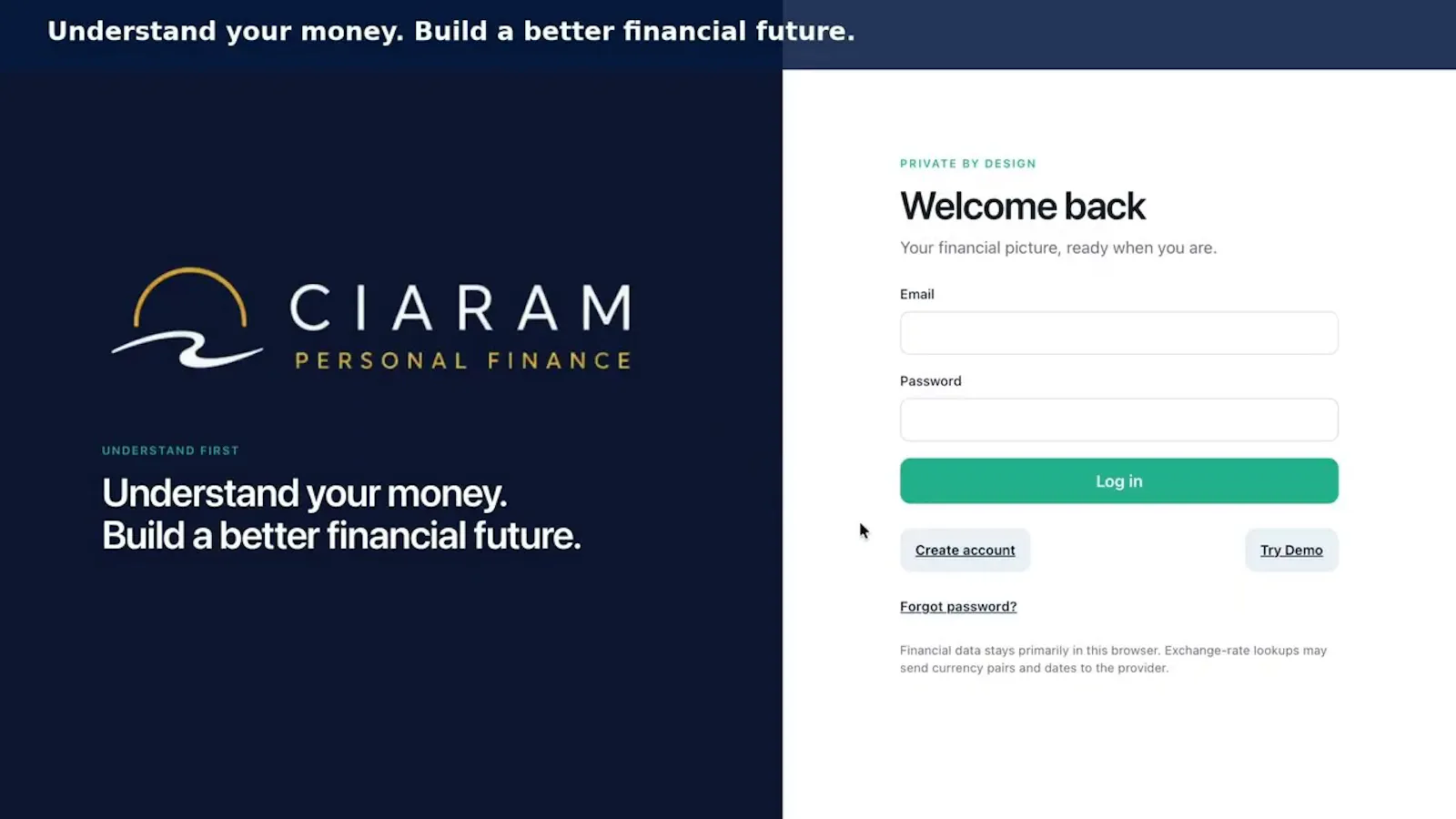 CIARAM Personal Finance screenshot 1 (video preview)