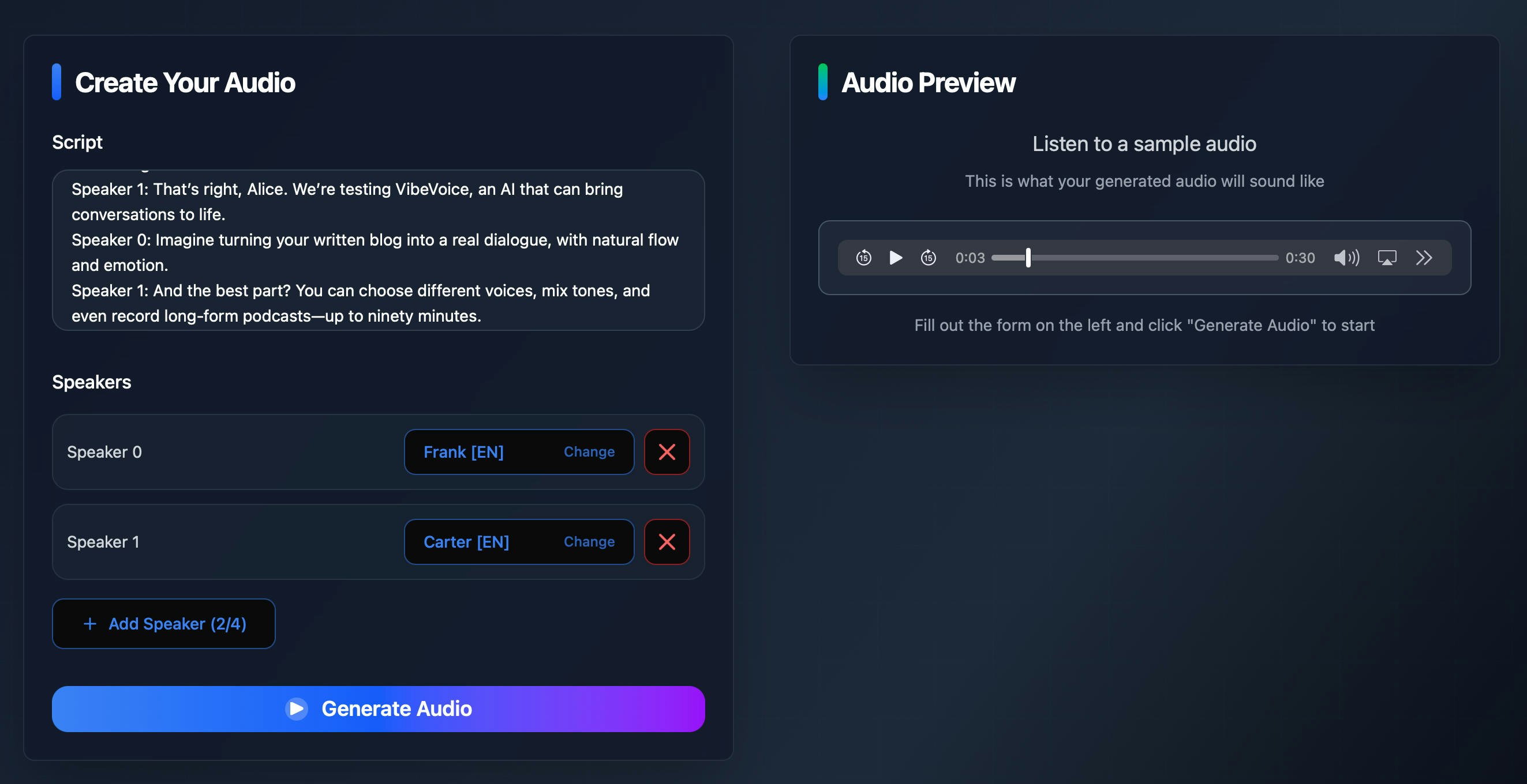 Vibevoice - Un'intelligenza artificiale open source per la generazione del linguaggio media 2