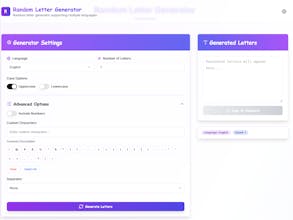 Random Letter Generator gallery image