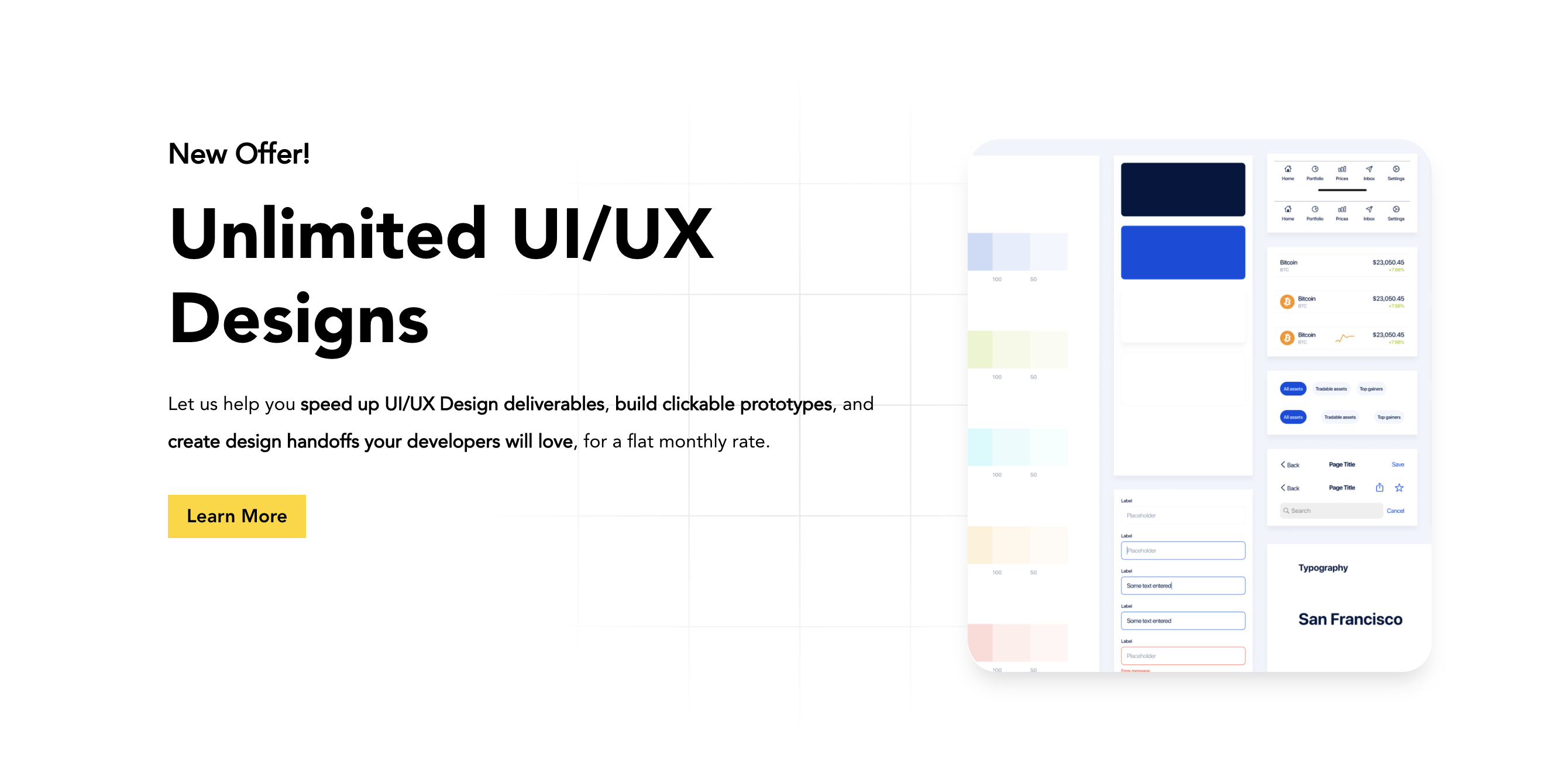 Неограниченный дизайн UI/UX