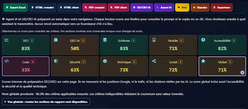 Audit by BIW screenshot 1