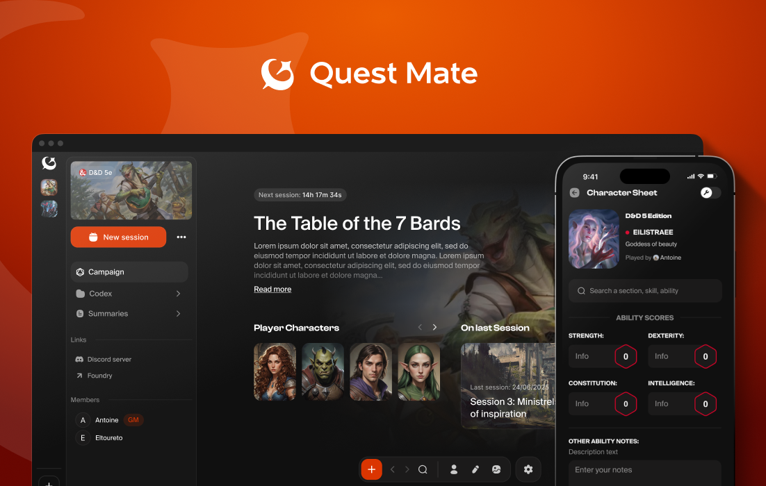Quest Mate - Универсальное пространство GM медиа 1