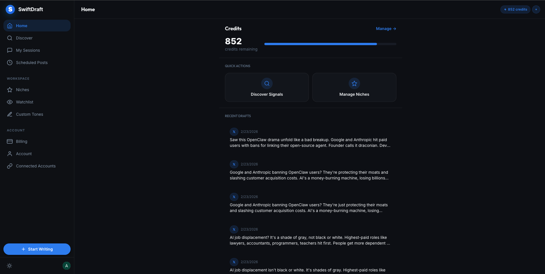 SwiftDraft gallery image