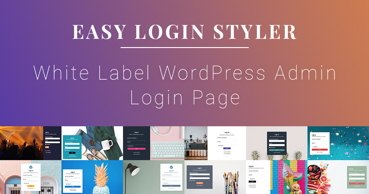 Easy Login Styler Pro gallery image
