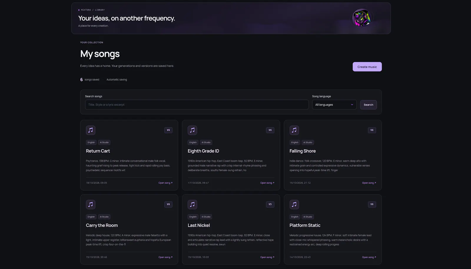 Mixtura screenshot 3
