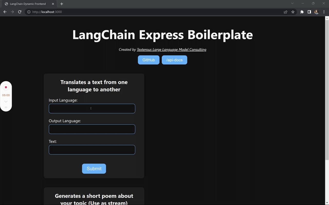 LangChainJS ExpressJS API Boilerplate - Product Information, Latest  Updates, and Reviews 2023 | Product Hunt