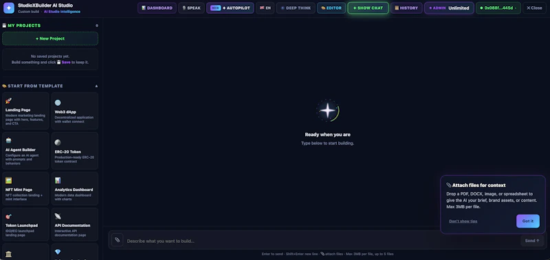 StudioXBuilder screenshot 4