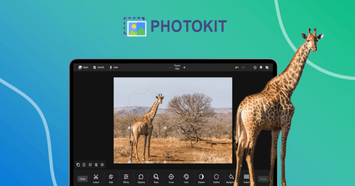 PhotoKit - Main product screenshot demonstrating key features and user interface