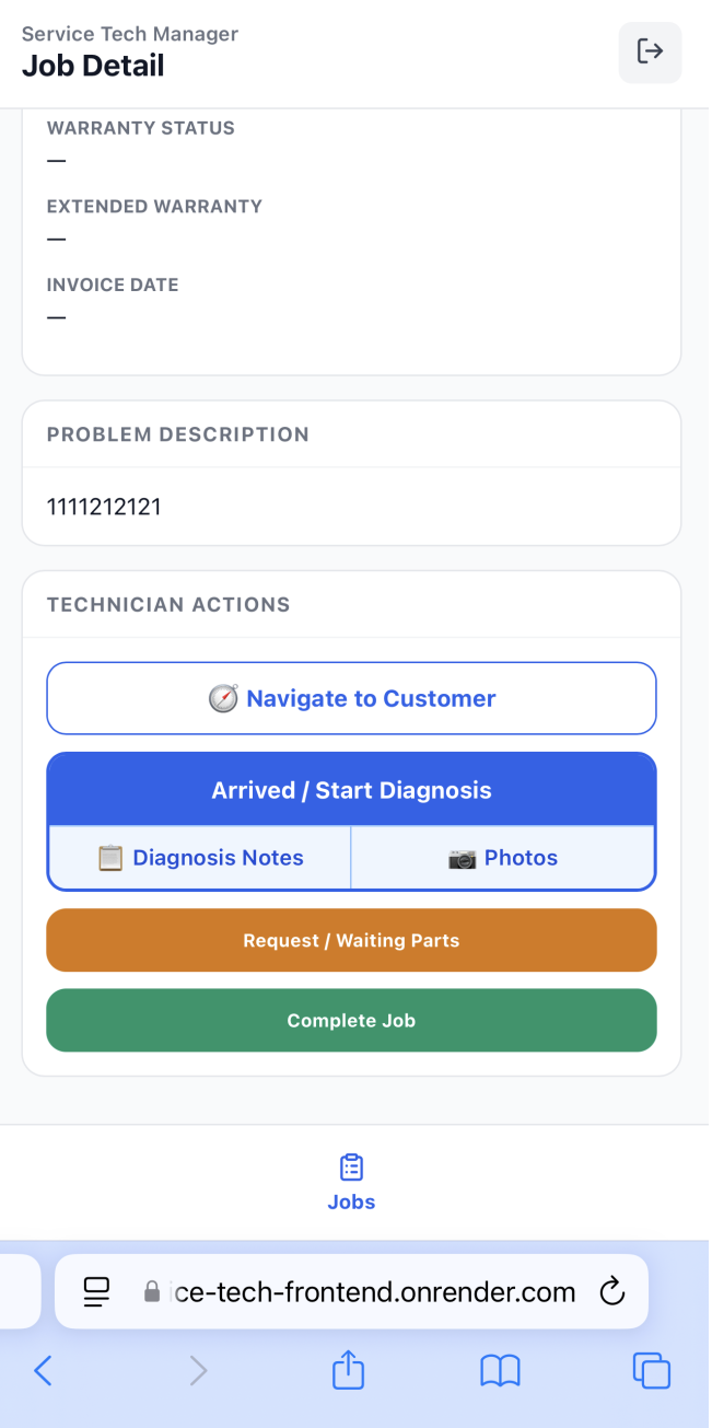 Service Tech Manager gallery image