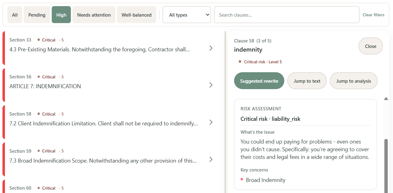ClearSigna - AI Contract Analysis  gallery image