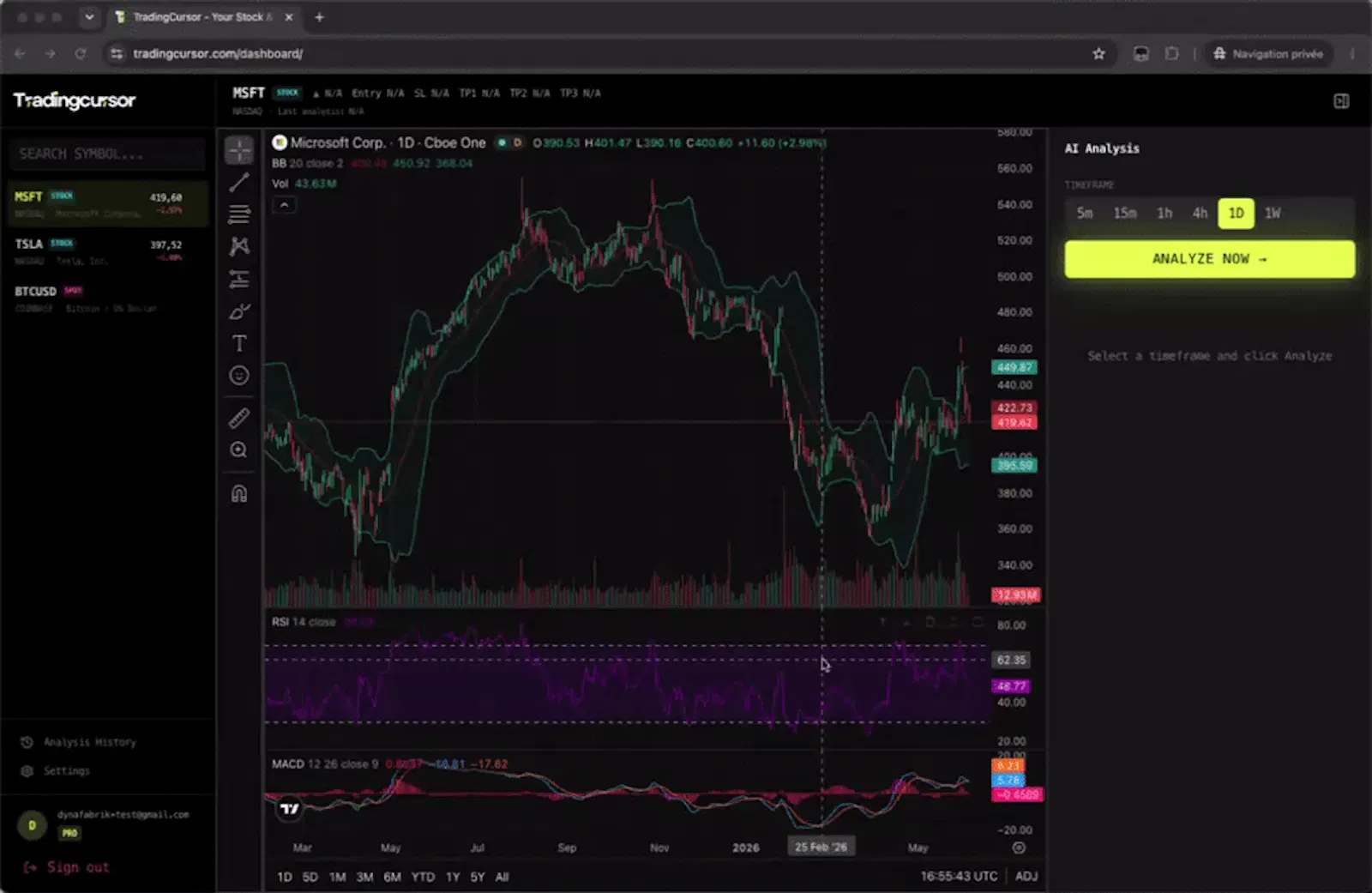 TradingCursor screenshot 1 (video preview)