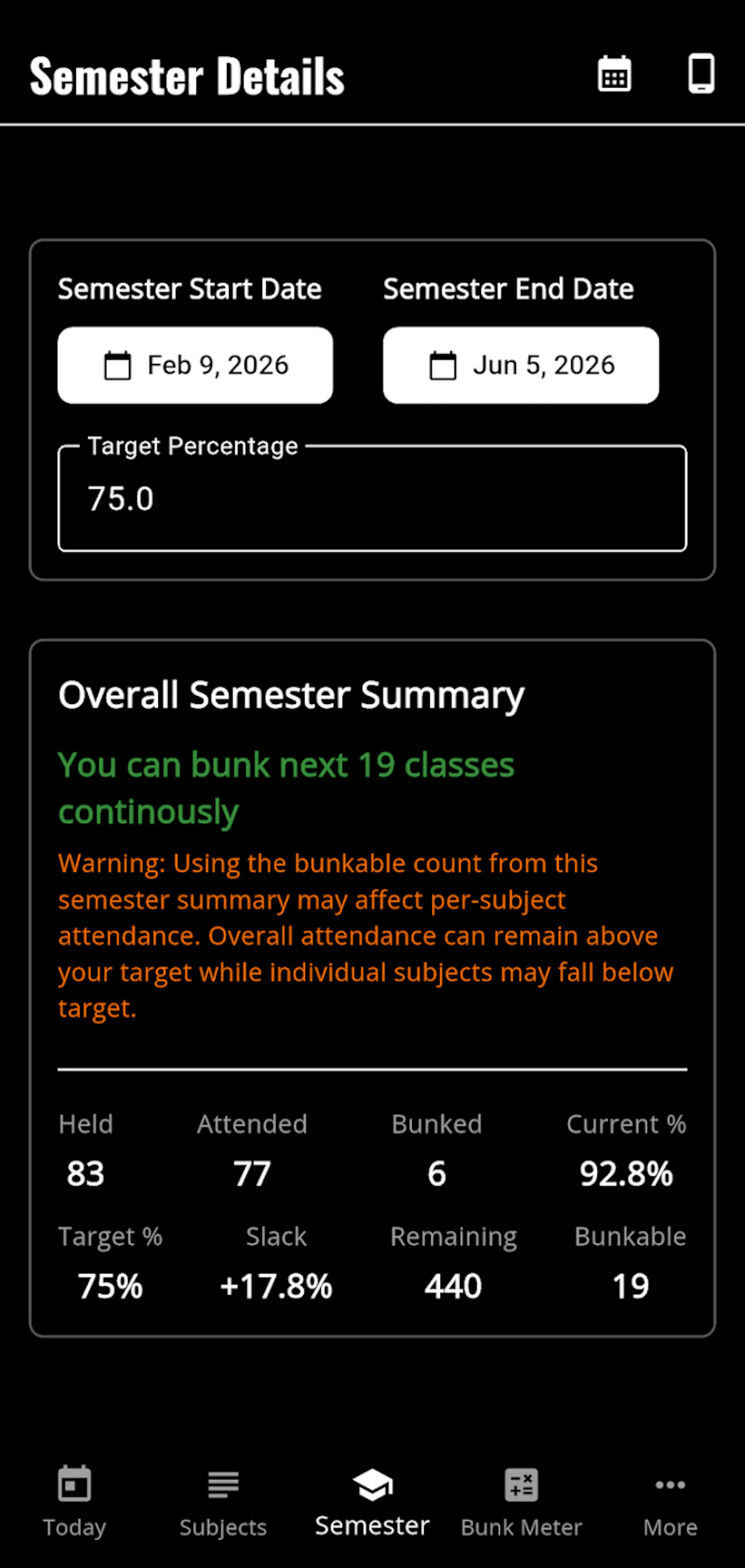  AttendMate: Attendance Tracker screenshot 4
