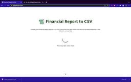 Report to CSV media 1