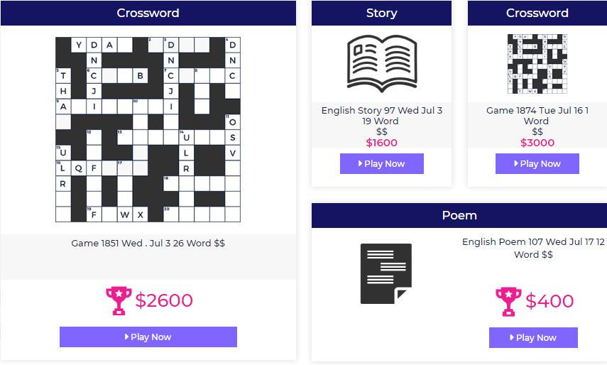 Wealth Words - Word Game Challenge for real cash prizes gallery image