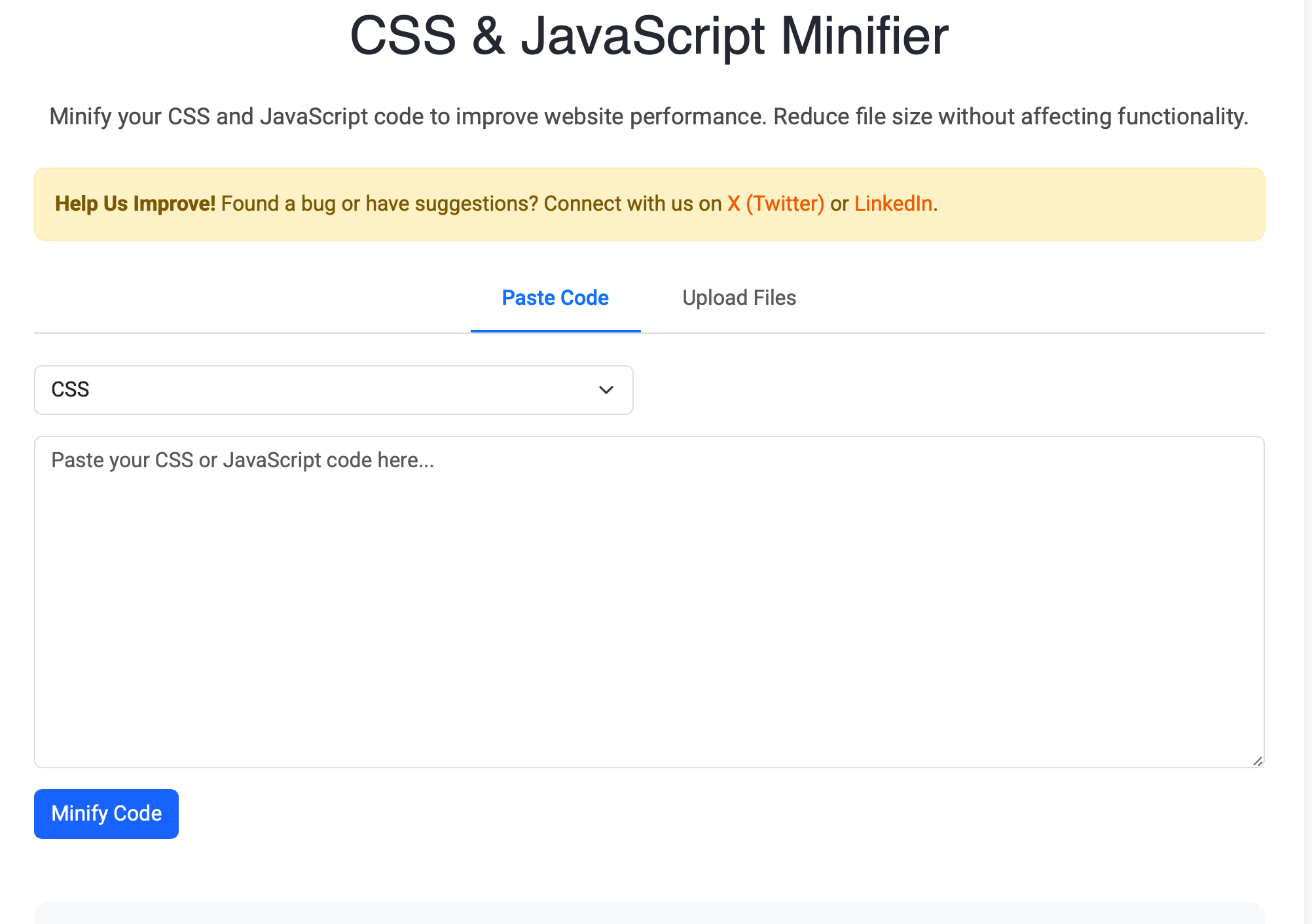 CSS和JavaScript Minifier工具 media 2