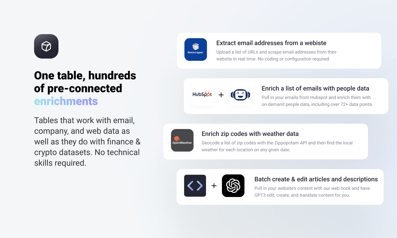 Databar.ai 2.0 - Connect to 1000+ APIs without code media 2