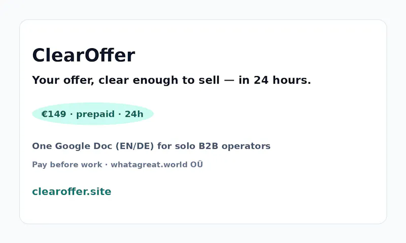 ClearOffer screenshot 1