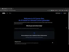 AI Course Gen gallery image
