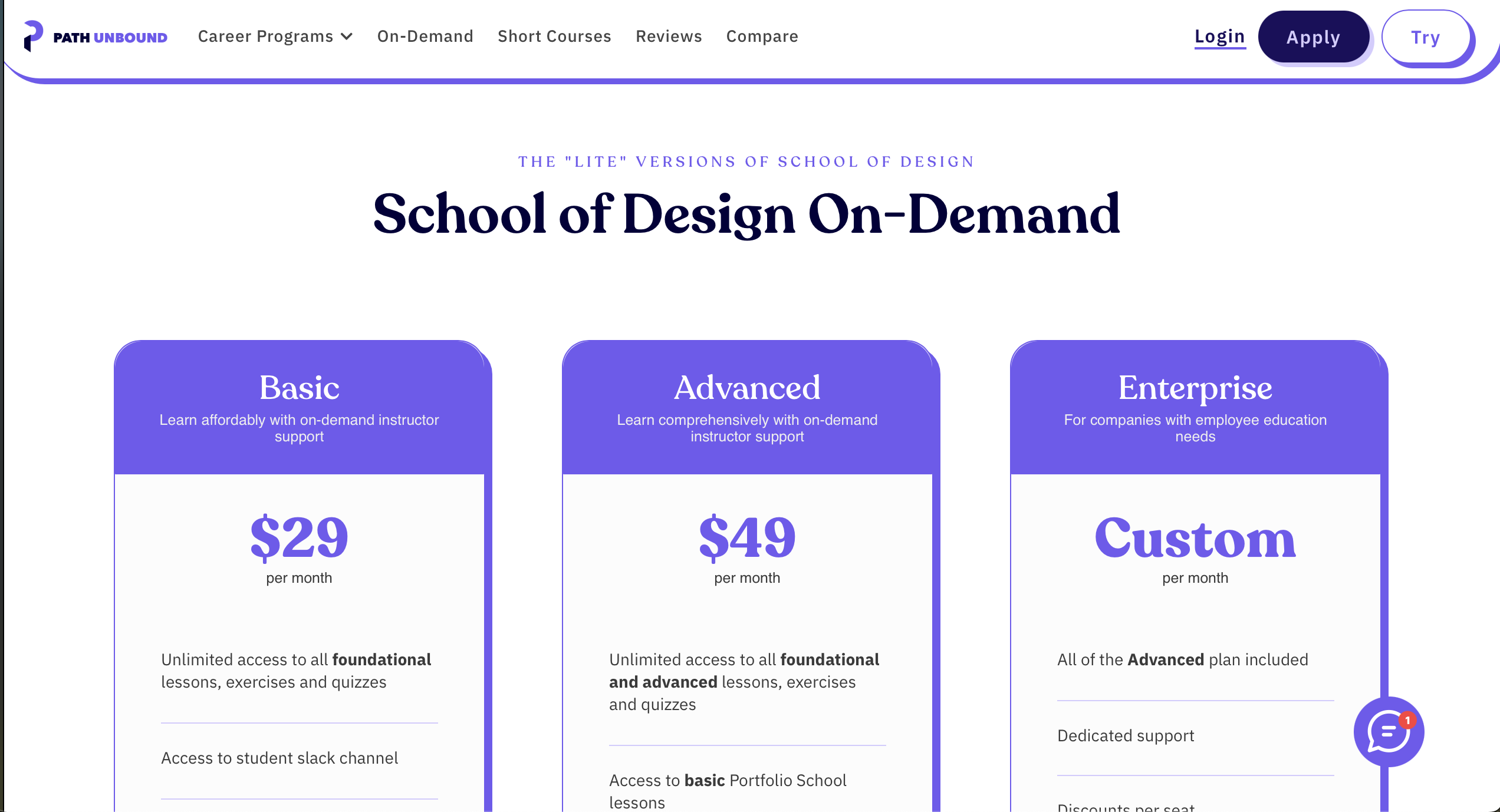 School of Design On-... logo