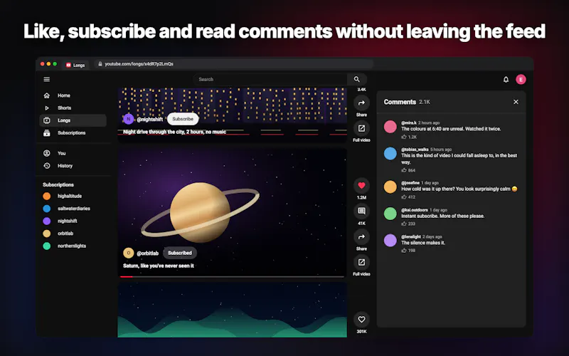 YT Longs screenshot 3