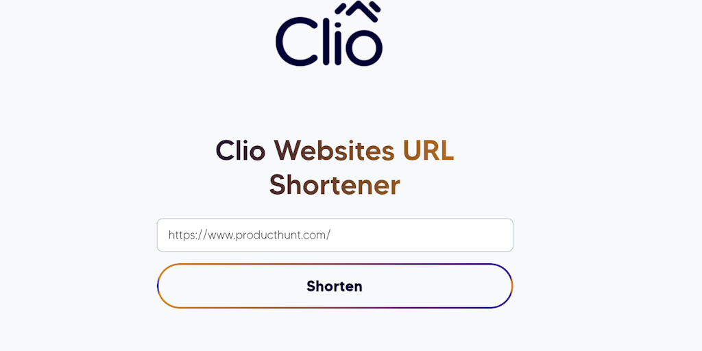 Clio URL Shortener