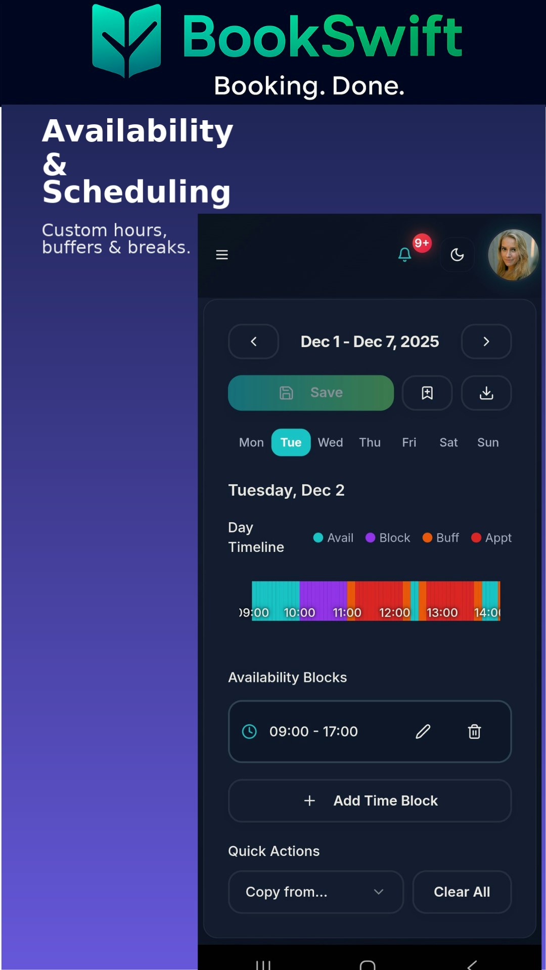 BookSwift - Screenshot 5 showing product features and functionality