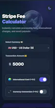 Stripe Fee Calculator PRO gallery image