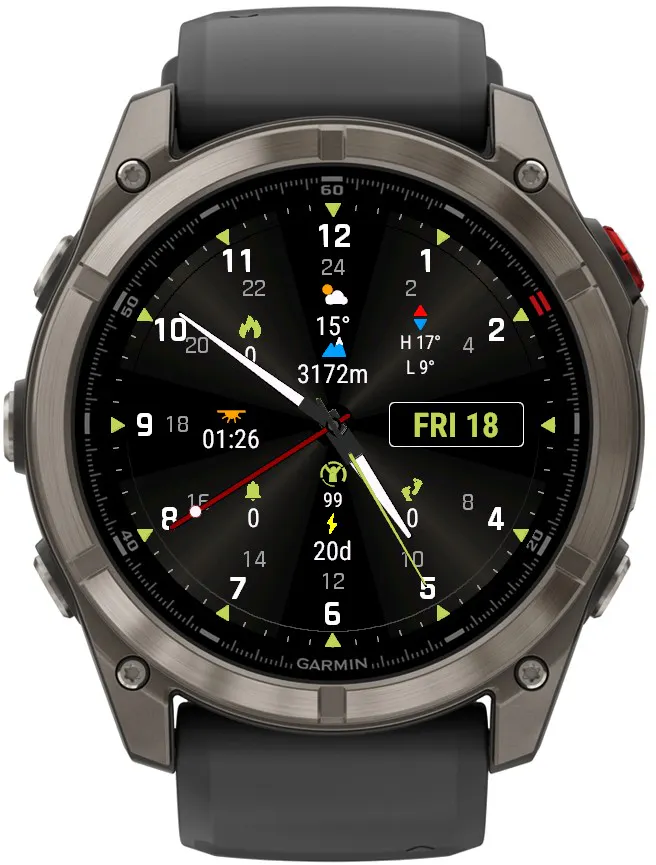 GMT Pilot Dual Time Tactical Watch Face gallery image