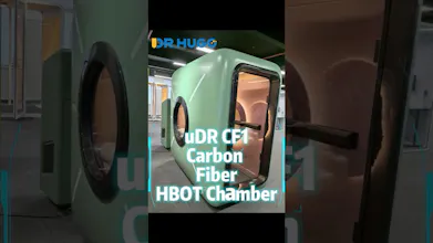 uDR CF1 Carbon Fiber Hyperbaric Chamber gallery image