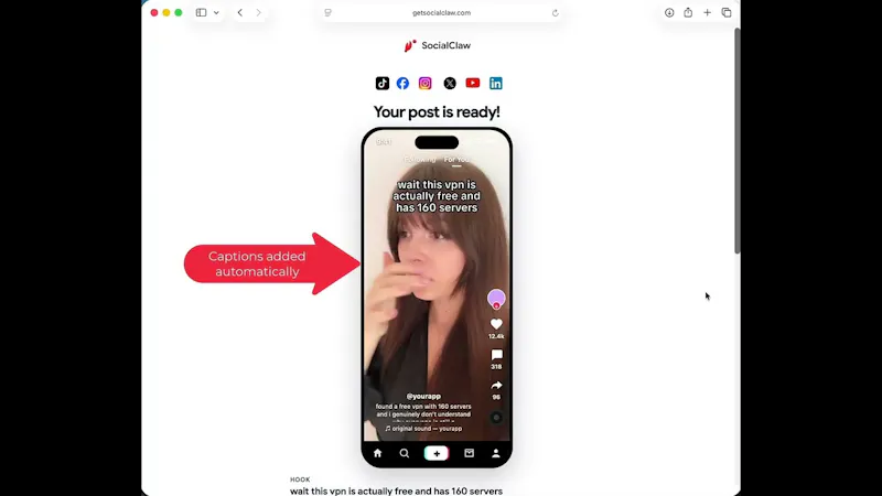 Viral Video Generator (Beta) screenshot 1 (video preview)