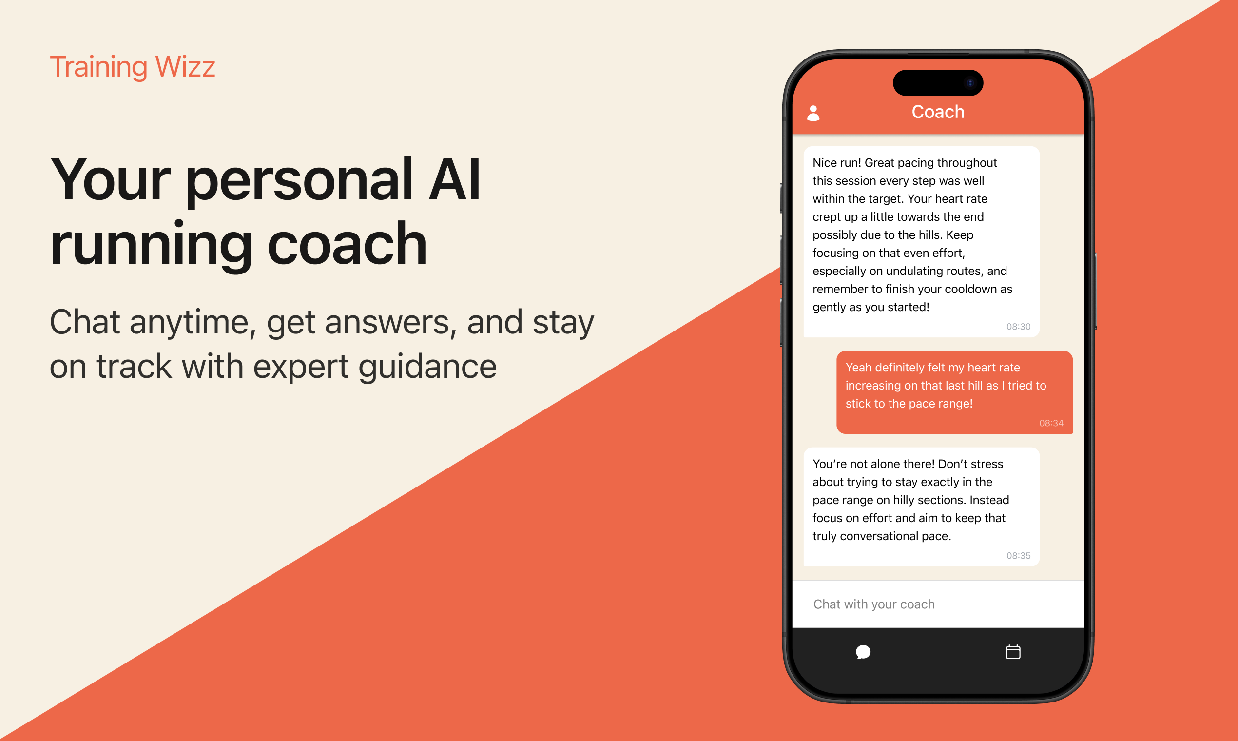 Média Traine Wizz - Coach de course à pied IA qui écoute, apprend et s'adapte 2