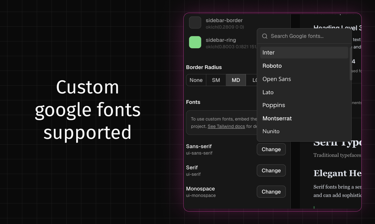 ShadcnThemer.com gallery image