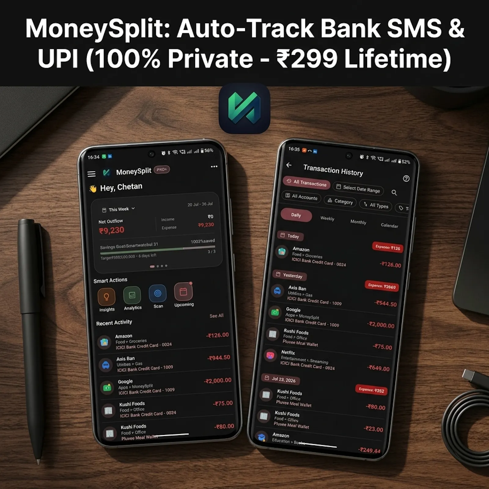 MoneySplit screenshot 2