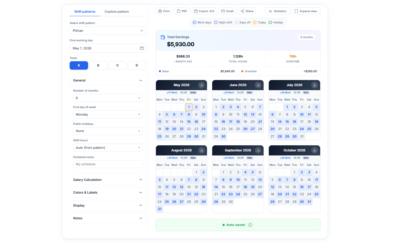 ShiftScheduleUp gallery image