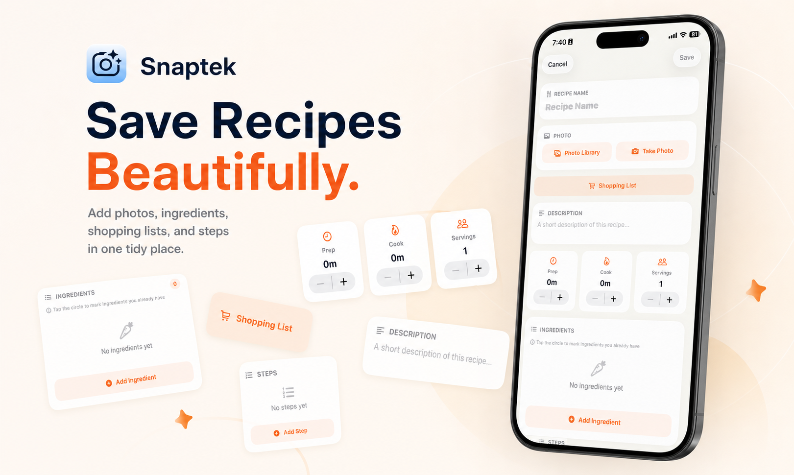 Snaptek - AI Notes & Tracking gallery image