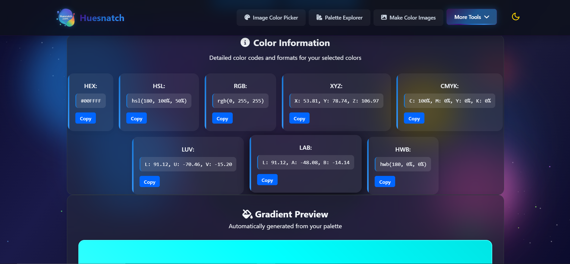 Huesnatch - Screenshot 4 showing product features and functionality
