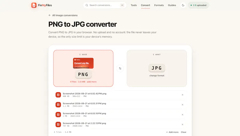 FixMyFiles - Free File Converter screenshot 5