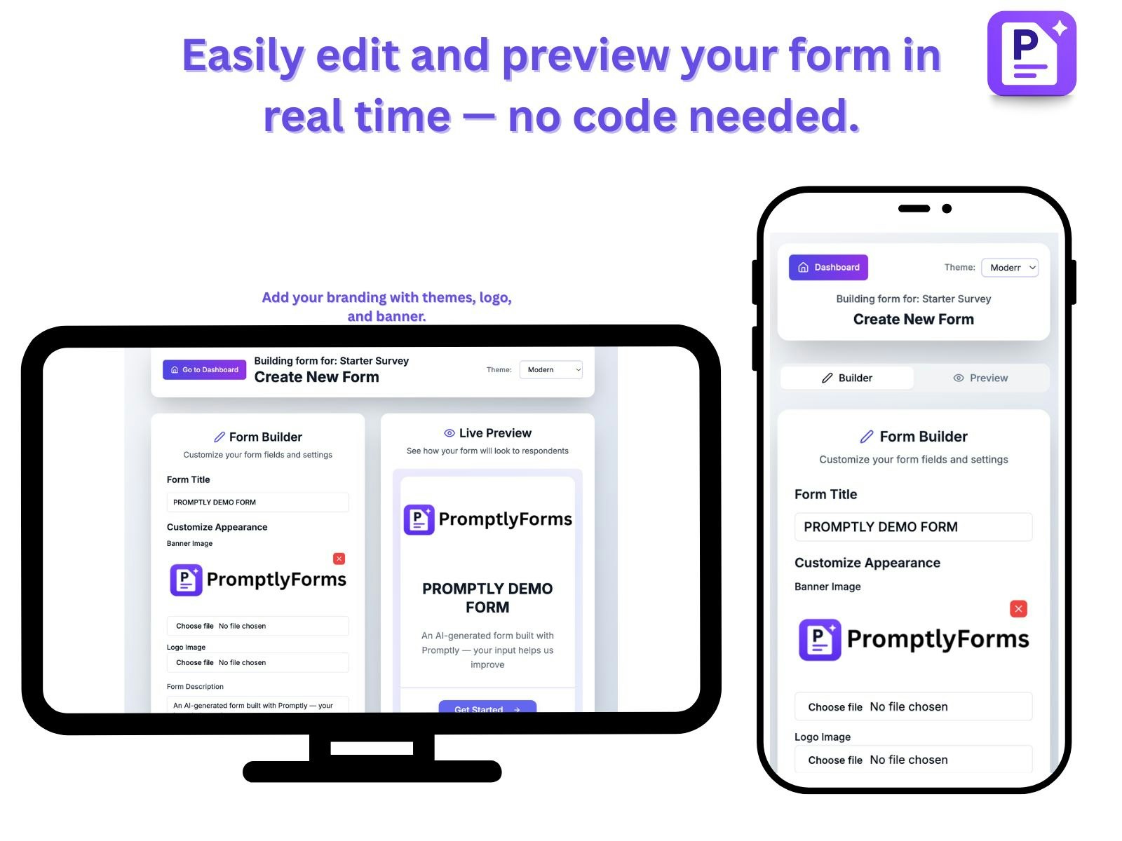 Promptly Forms — AI-Powered Form Builder media 4