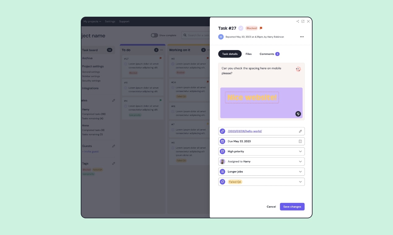 Qualityhive - Attendo con ansia il feedback del sito Web media 6